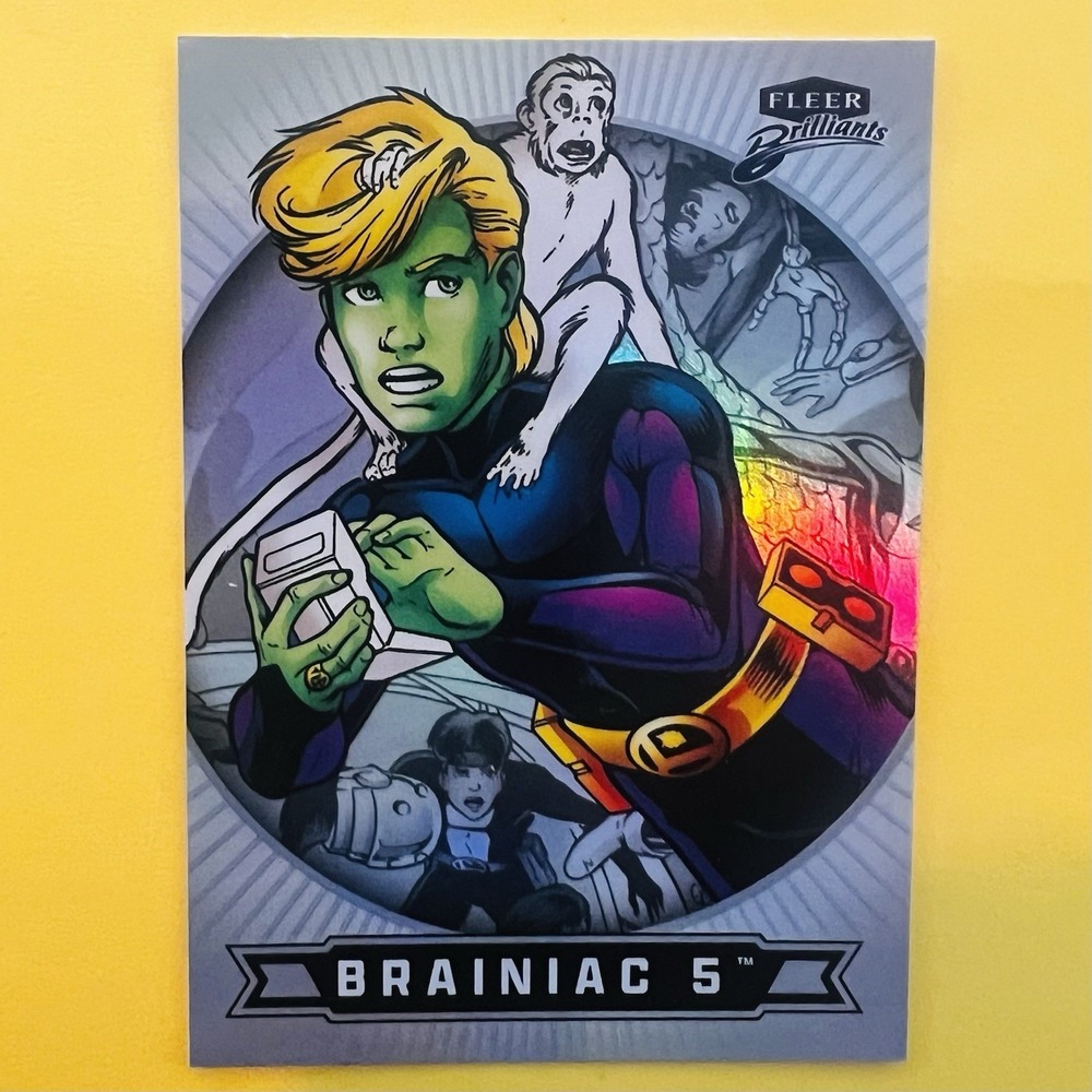 2025 Upper Deck Fleer Brilliants Superman Brainiac 5‎ #82 Base DC